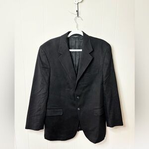 Joseph & Lyman black 100% cashmere sport coat size 40R